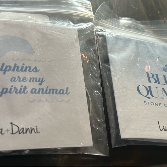 Luca & Danni-Dolphin + Blue Quartz Set (Set of 2) - BRAND NEW - Picture 7 of 8